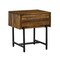 Armen Living Cusco Rustic Acacia Single Drawer Night stand LCCULAAC - alternate 5